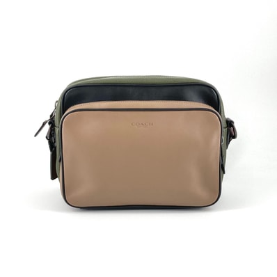 COACH(コーチ) メトロポリタン メッセンジャー 89299 ショルダーバッグ ベージュ×グリーン