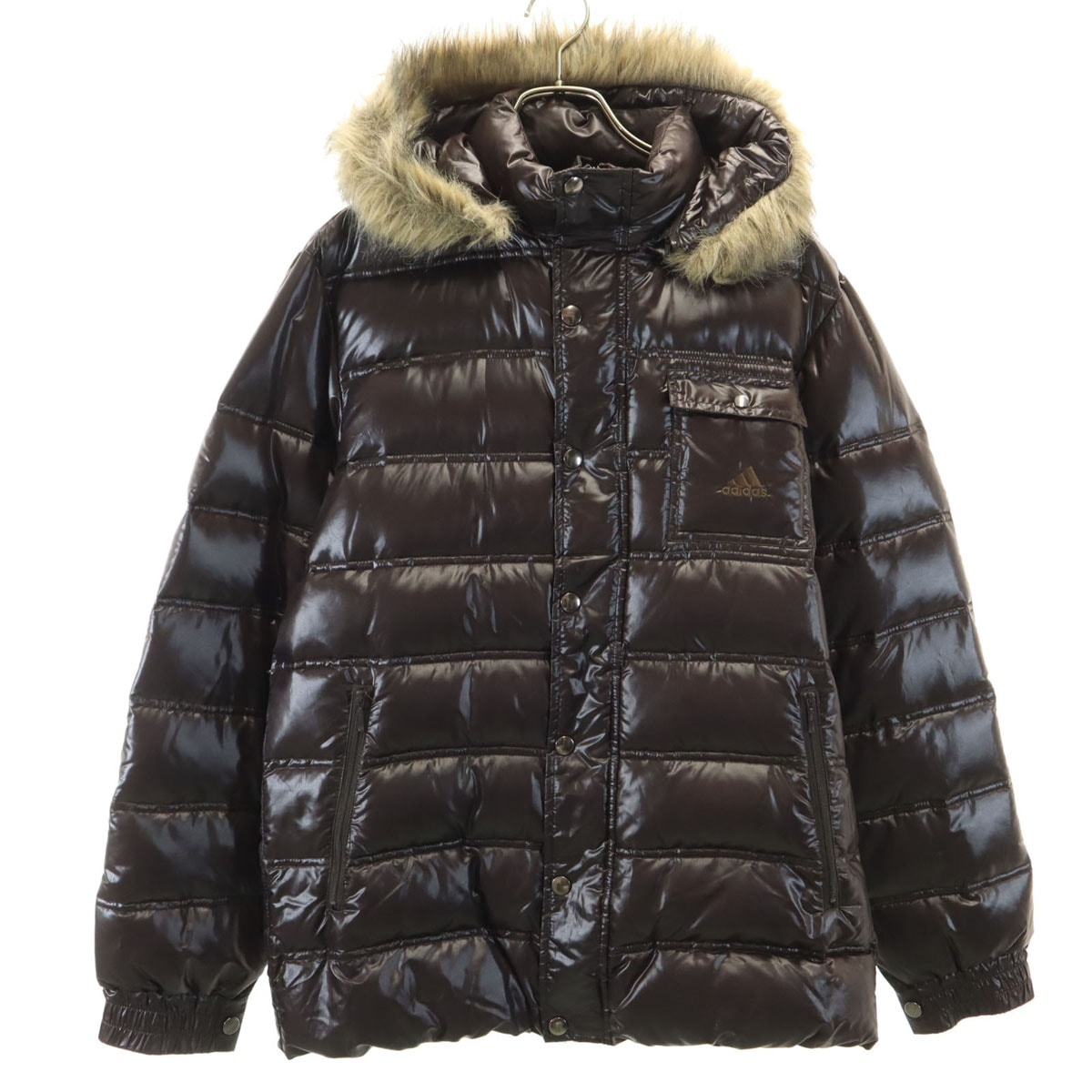 adidas アディダス ダウンジャケット L ブラウン