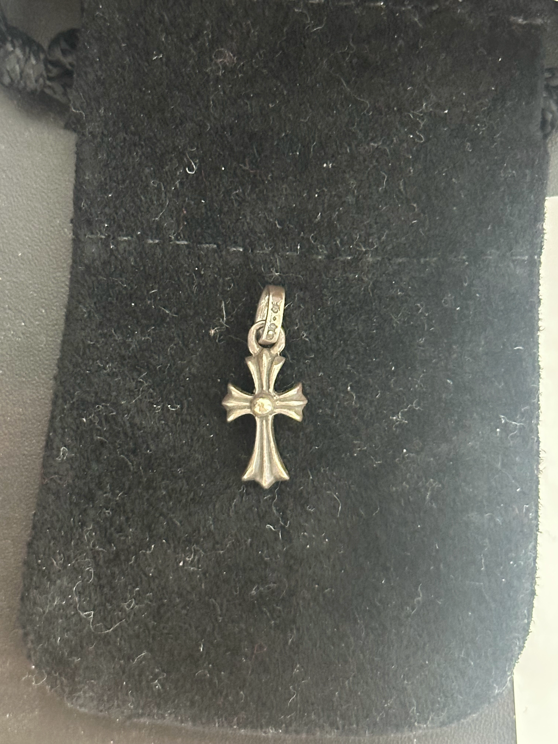 Chrome Hearts Cross Baby Fat Charm "Silver"