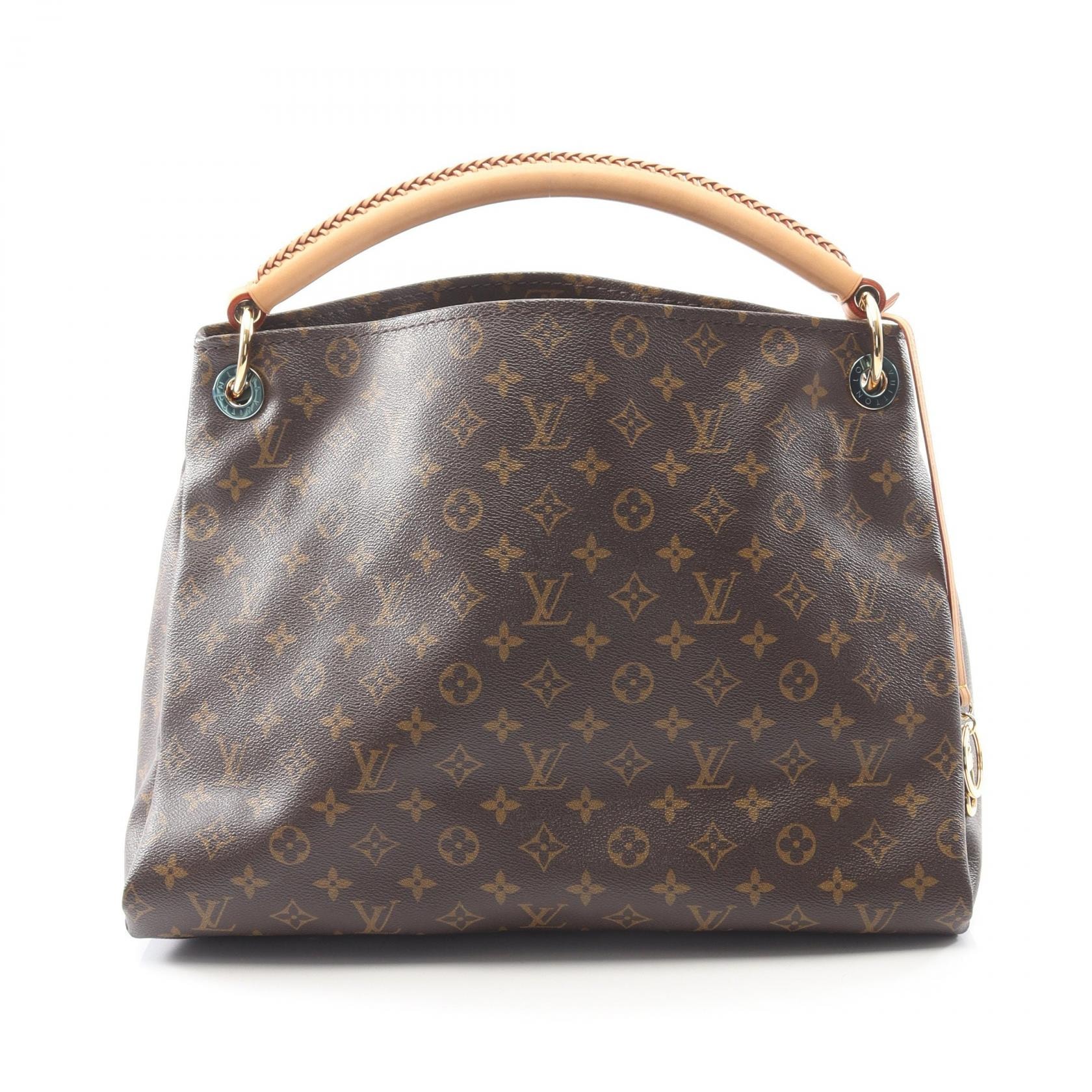 ルイ・ヴィトン LOUIS VUITTON アーツィーMM ショルダーバッグ バッグ PVCコーティングキャンバス レザー モノグラム レディース ブラウン系 M40249 【中古】