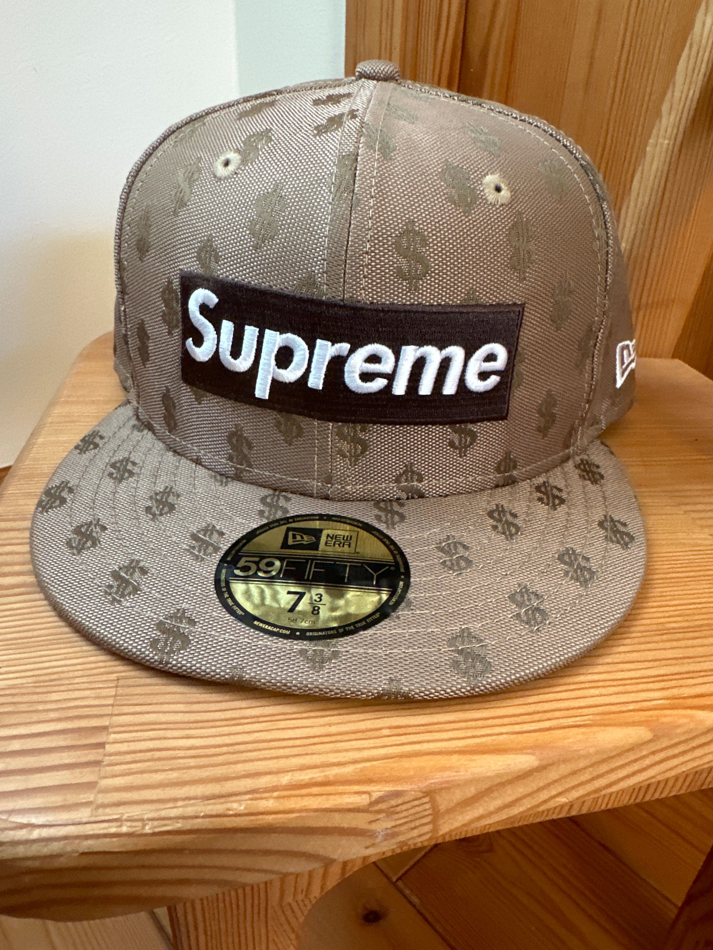 Supreme Monogram Box Logo New Era "Brown"