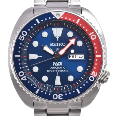 セイコー SEIKO SBDY017 プロスペックス PADIスペシャルモデル ブルー 自動巻き メンズ 箱・保証書付き 腕時計 O#151124