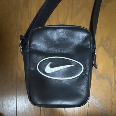 Supreme x Nike Leather Shoulder Bag "Black" HJ7964-045