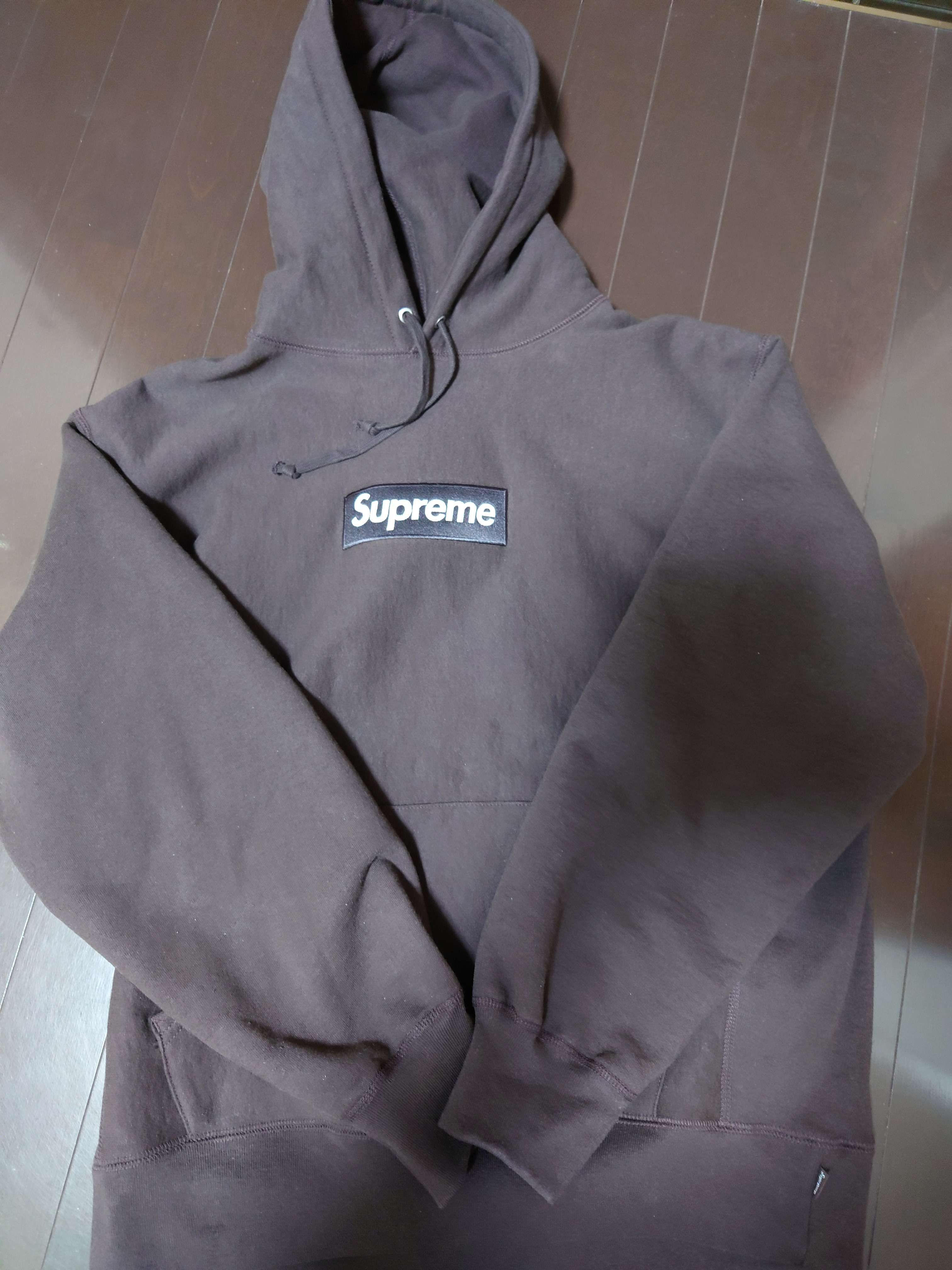 Supreme Box Logo Hooded Sweatshirt "Dark Brown" (21FW)