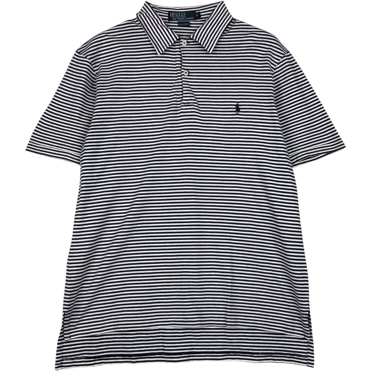 古着 ラルフローレン Ralph Lauren POLO by Ralph Lauren 半袖 ボーダー ポロシャツ メンズS相当/eaa622963