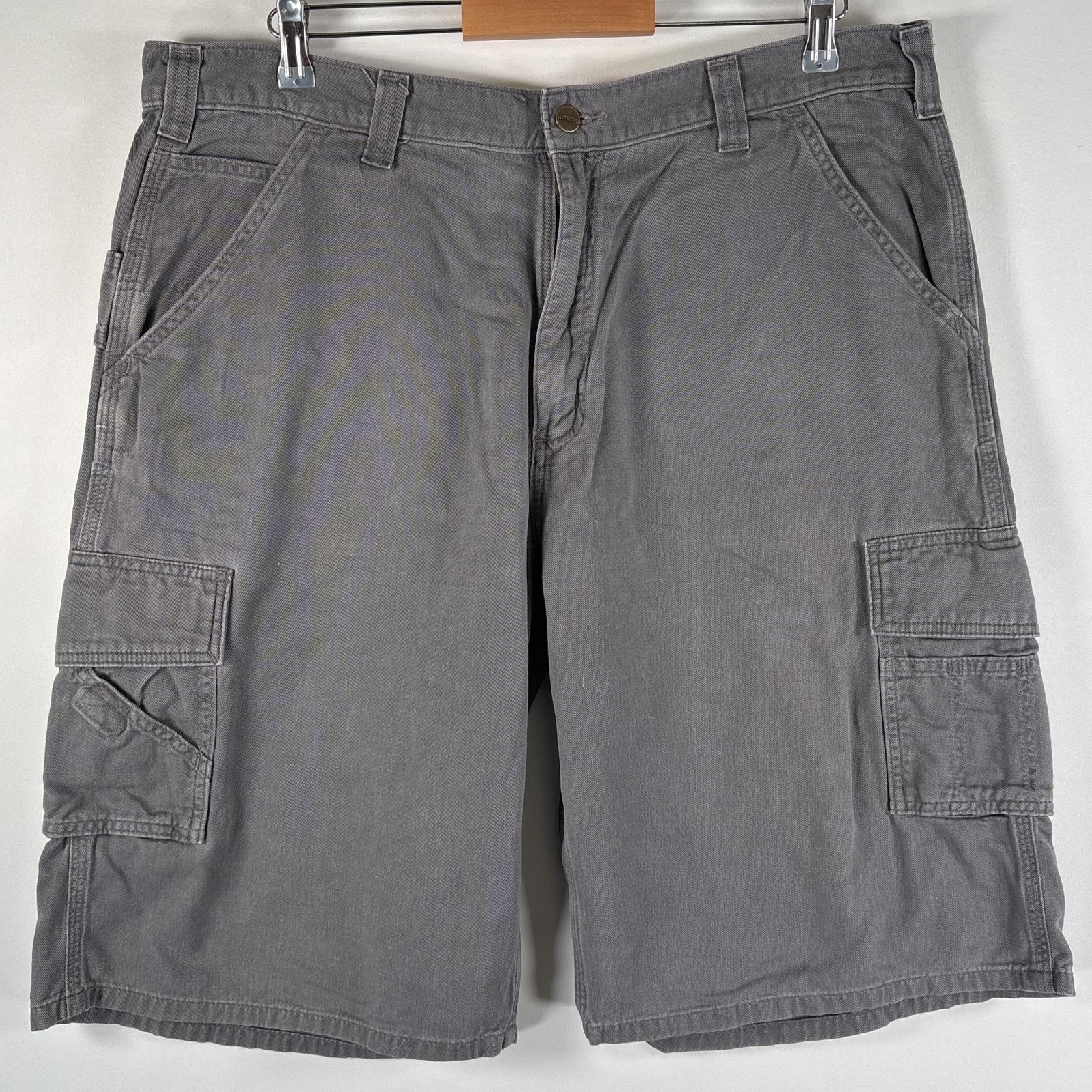 古着 カーハート Carhartt ショートパンツ 大きいサイズ ワークショーツ ワンポイントロゴ カーゴショーツ  ダークグレー メンズ