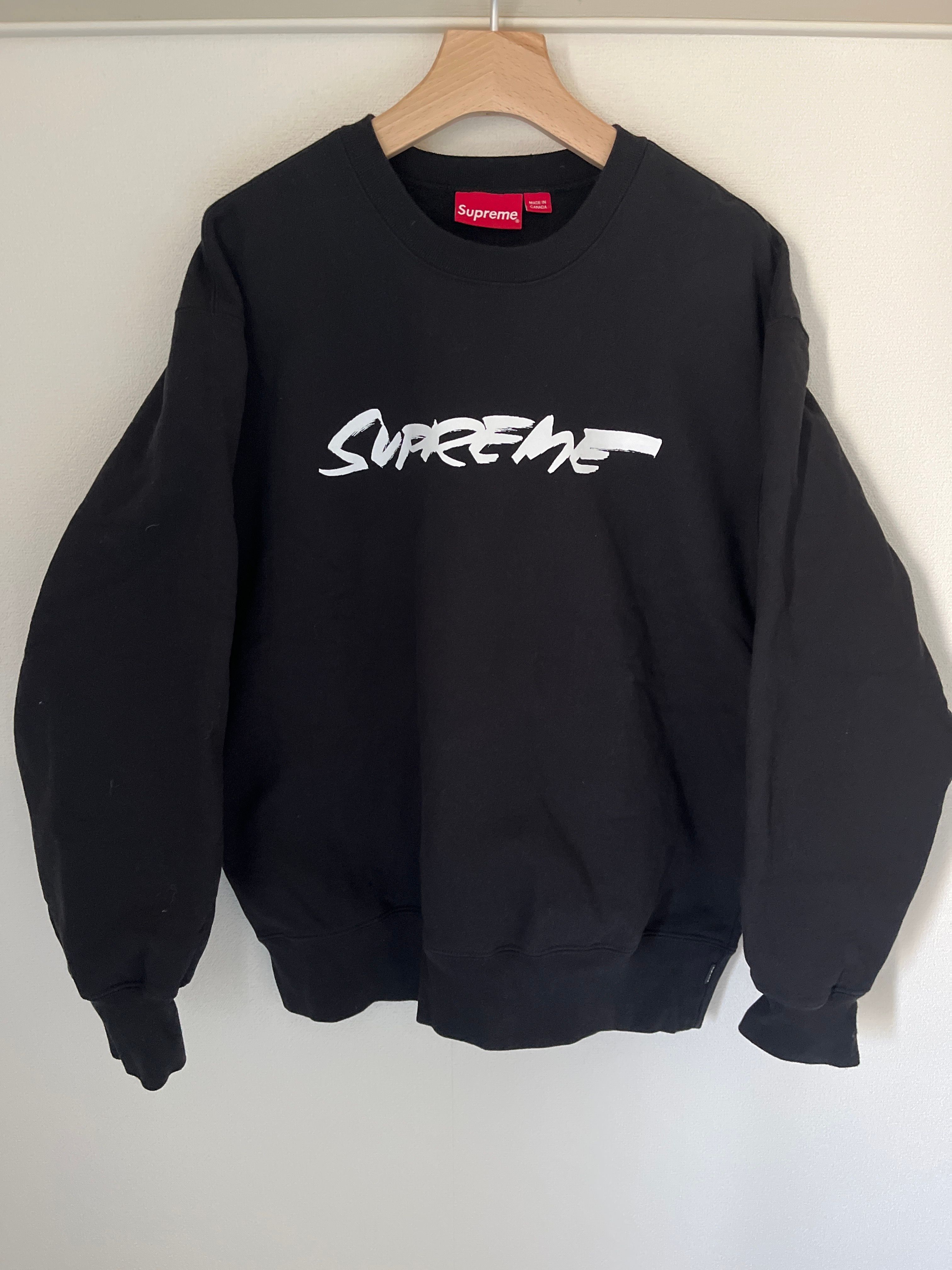 Supreme Futura Logo Crewneck "Black"
