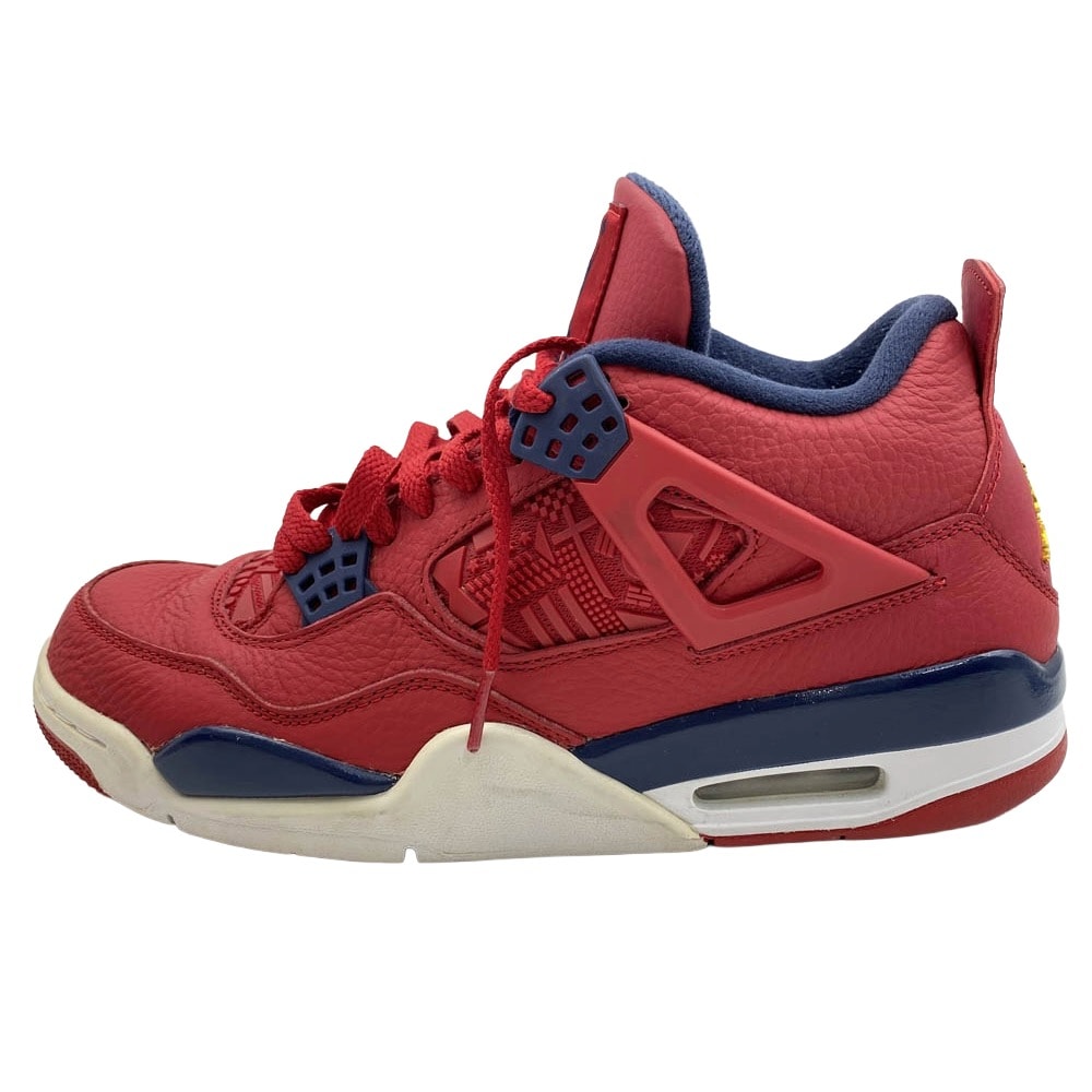 NIKE AIR JORDAN ナイキ ジョーダン スニーカー CI1184-617 Air Jordan 4 Retro SE FIBA AJ4エアジョーダン フィバ スニーカー レッド系 27cm【中古】