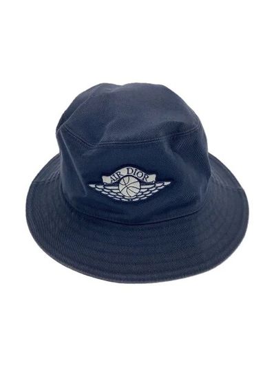 Dior x Air Jordan Wings Bucket Hat "Navy"