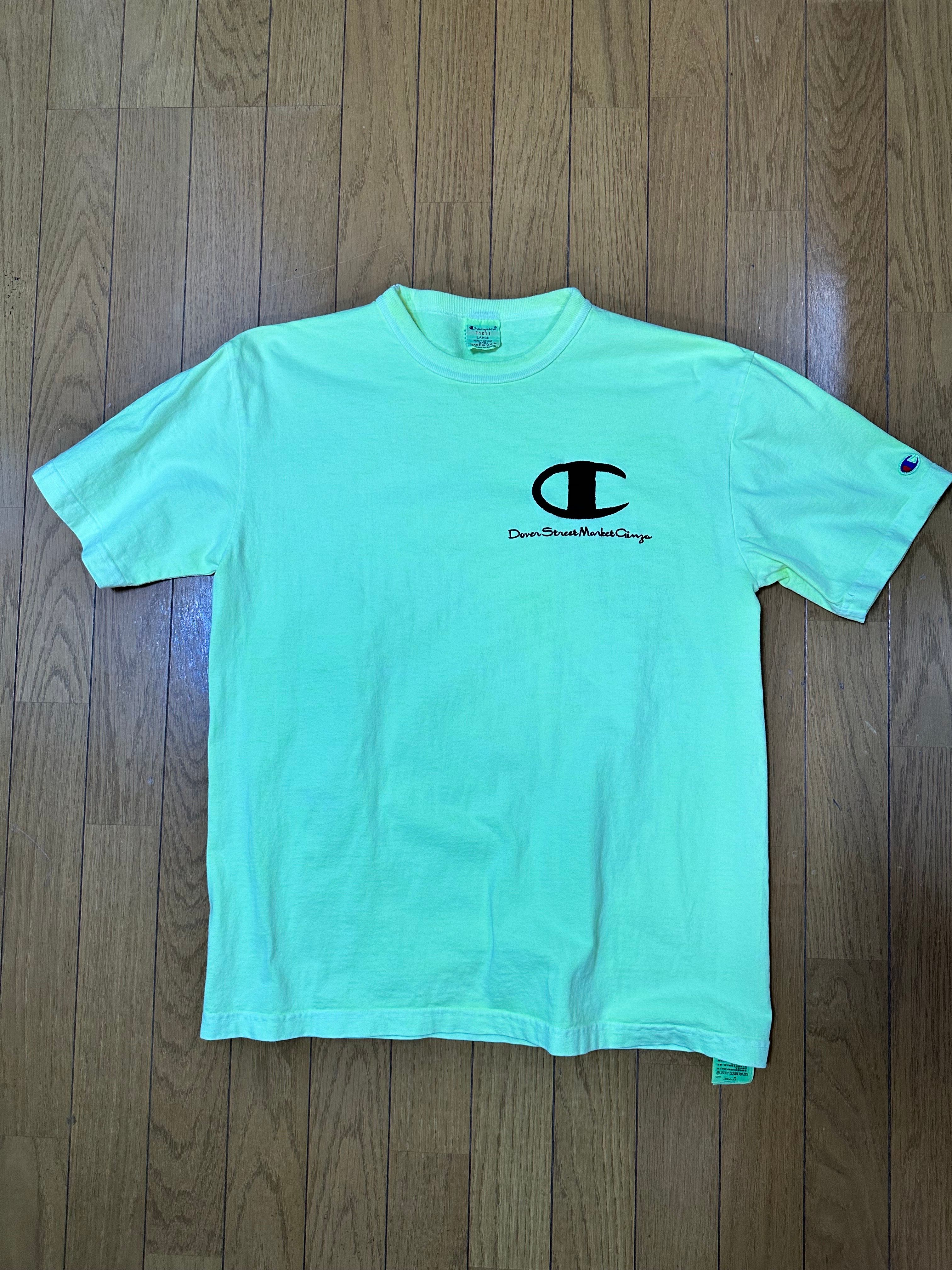 Dover Street Market Ginza x Champion Dsmg Short Sleeve T-Shirt C5-Z325 "Yellow"