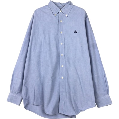古着 ブルックスブラザーズ Brooks Brothers Est.1818 SPORT SHIRT 長袖 ボタンダウンシャツ USA製 メンズL相当/eaa666553