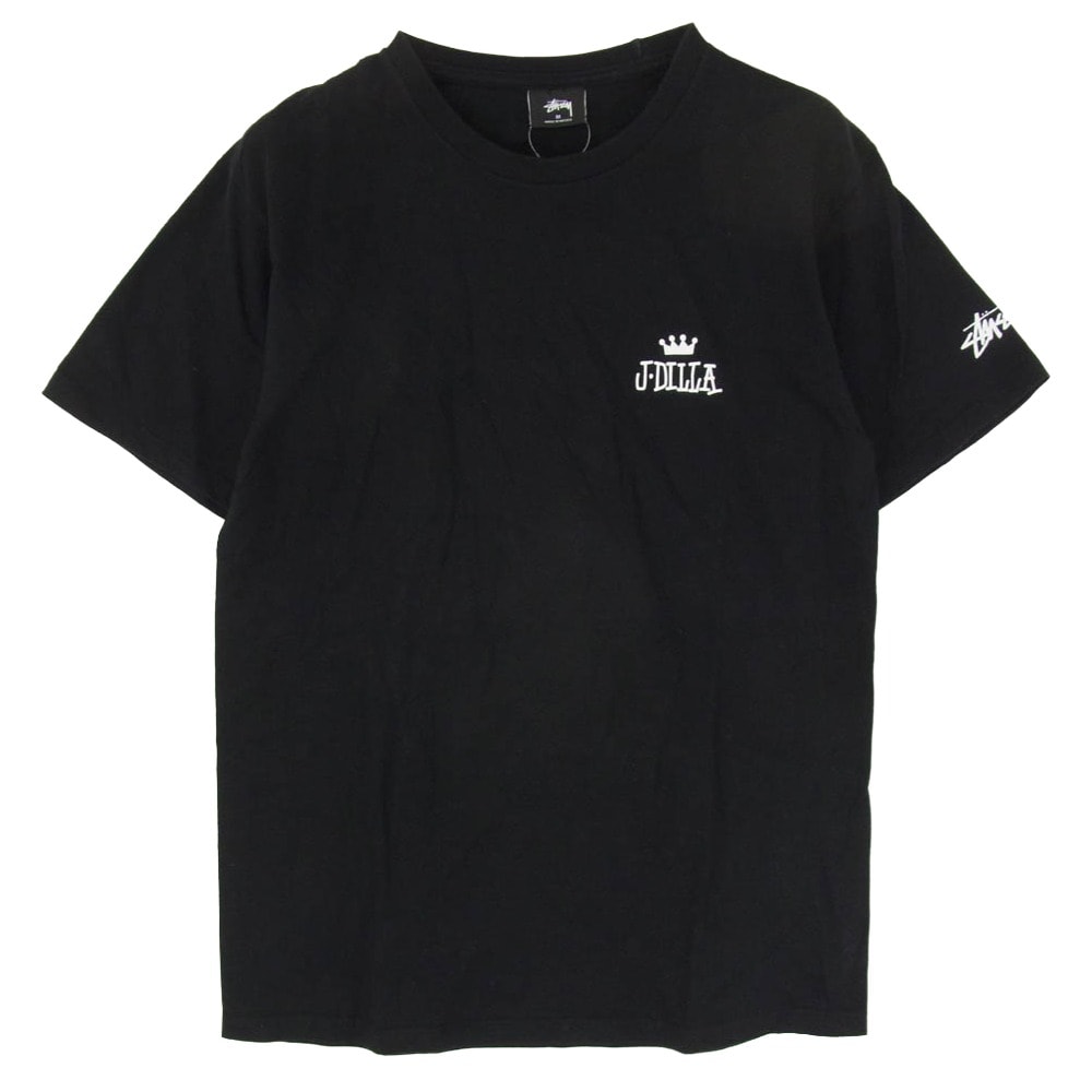 STUSSY ステューシー Tシャツ J DILLA TEE バックプリント Tシャツ 半袖 カットソー ブラック系 M【中古】