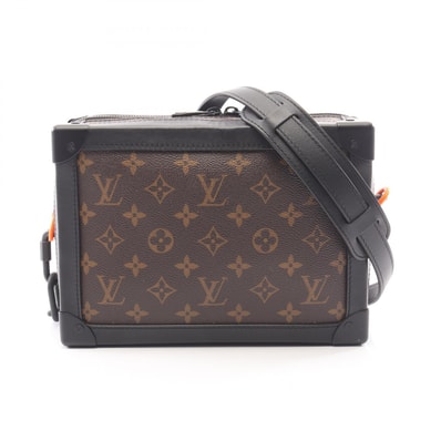 ルイ・ヴィトン LOUIS VUITTON ソフトトランク ショルダーバッグ バッグ PVCコーティングキャンバス レザー モノグラム・ソーラー メンズ ブラウン系 / ブラック系 M44427 【中古】