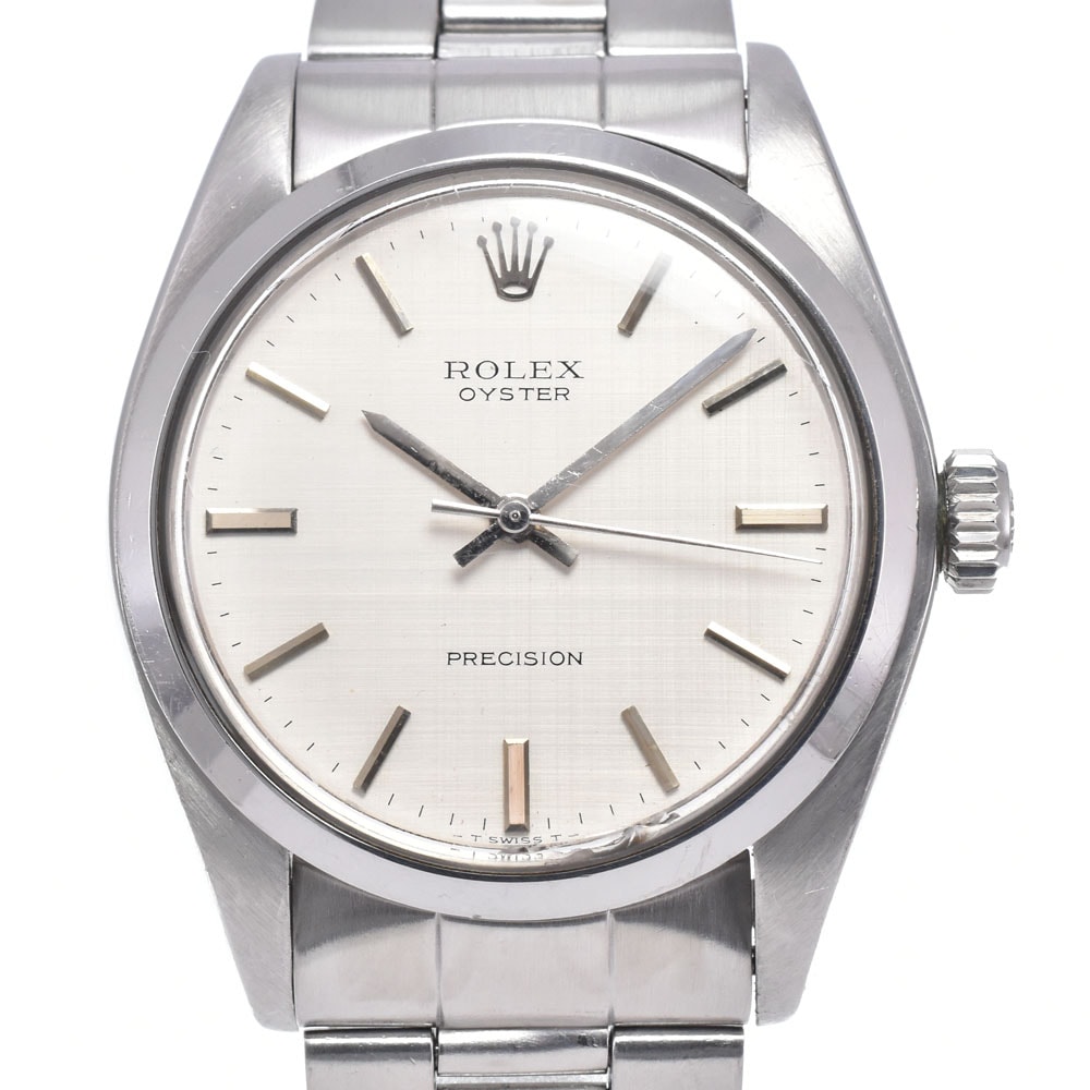 ロレックス ROLEX 6426 ヴィンテージ オイスター プレシジョン Cal.1225 シルバー 手巻き メンズ 腕時計 R#148898