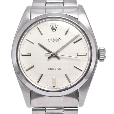 ロレックス ROLEX 6426 ヴィンテージ オイスター プレシジョン Cal.1225 シルバー 手巻き メンズ 腕時計 R#148898