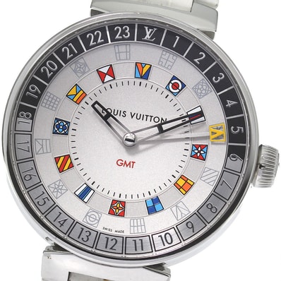 ☆良品 ルイ・ヴィトン タンブール ムーン QA096 メンズ 【中古】