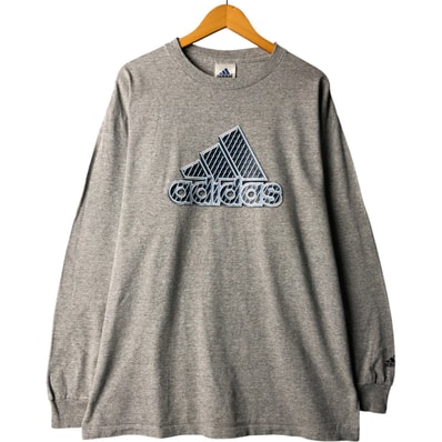 古着 90年代 アディダス adidas ロングTシャツ ロンT USA製 メンズXL相当 ヴィンテージ/eaa591535