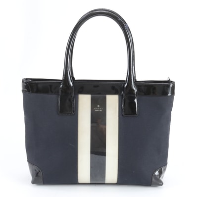 ■美品 グッチ002 1119 トート バッグ レザー×キャンバス