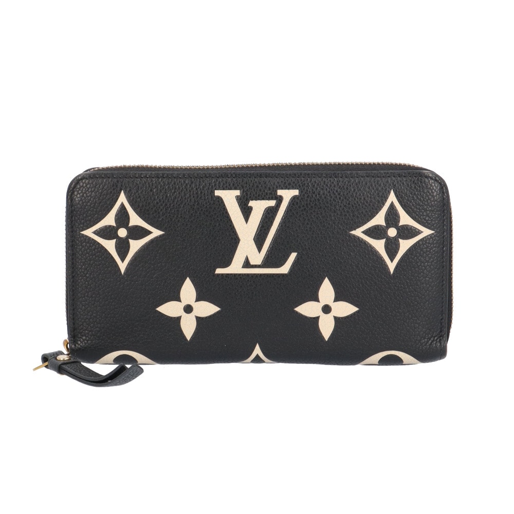 Louis Vuitton Bi-Color Monogram Amplant Zippy Wallet "Black/Beige"