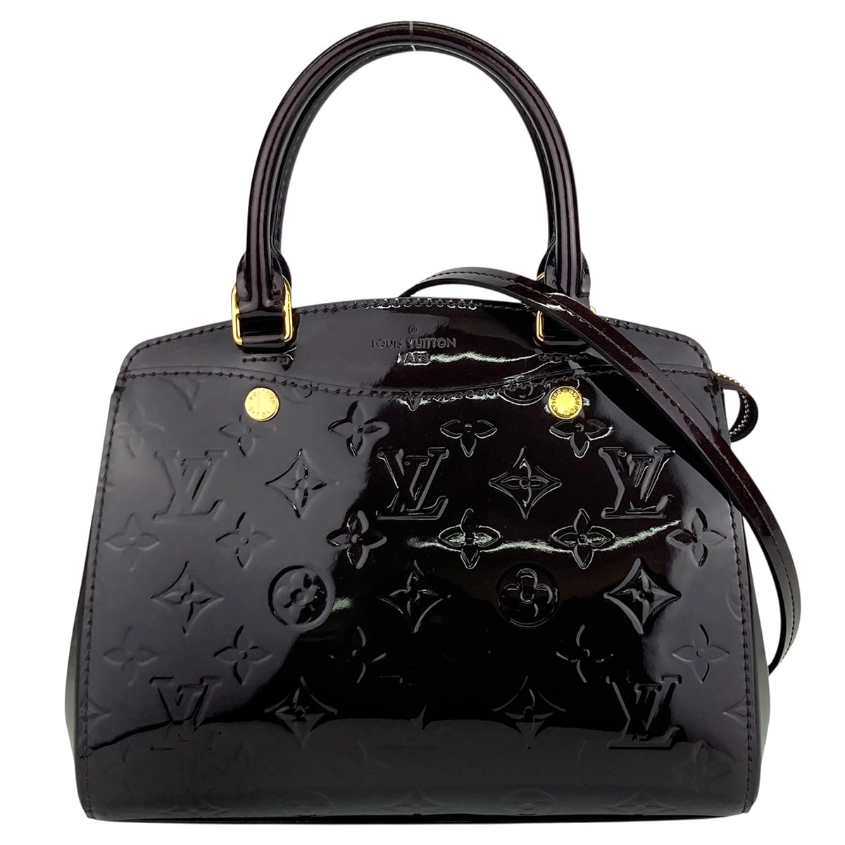 LOUIS VUITTON ルイ・ヴィトン ブレアPM ハンドバッグ 2WAY ショルダーバッグ M50601 モノグラムヴェルニ ヴェルニ パープル アマラント  レディース【中古】