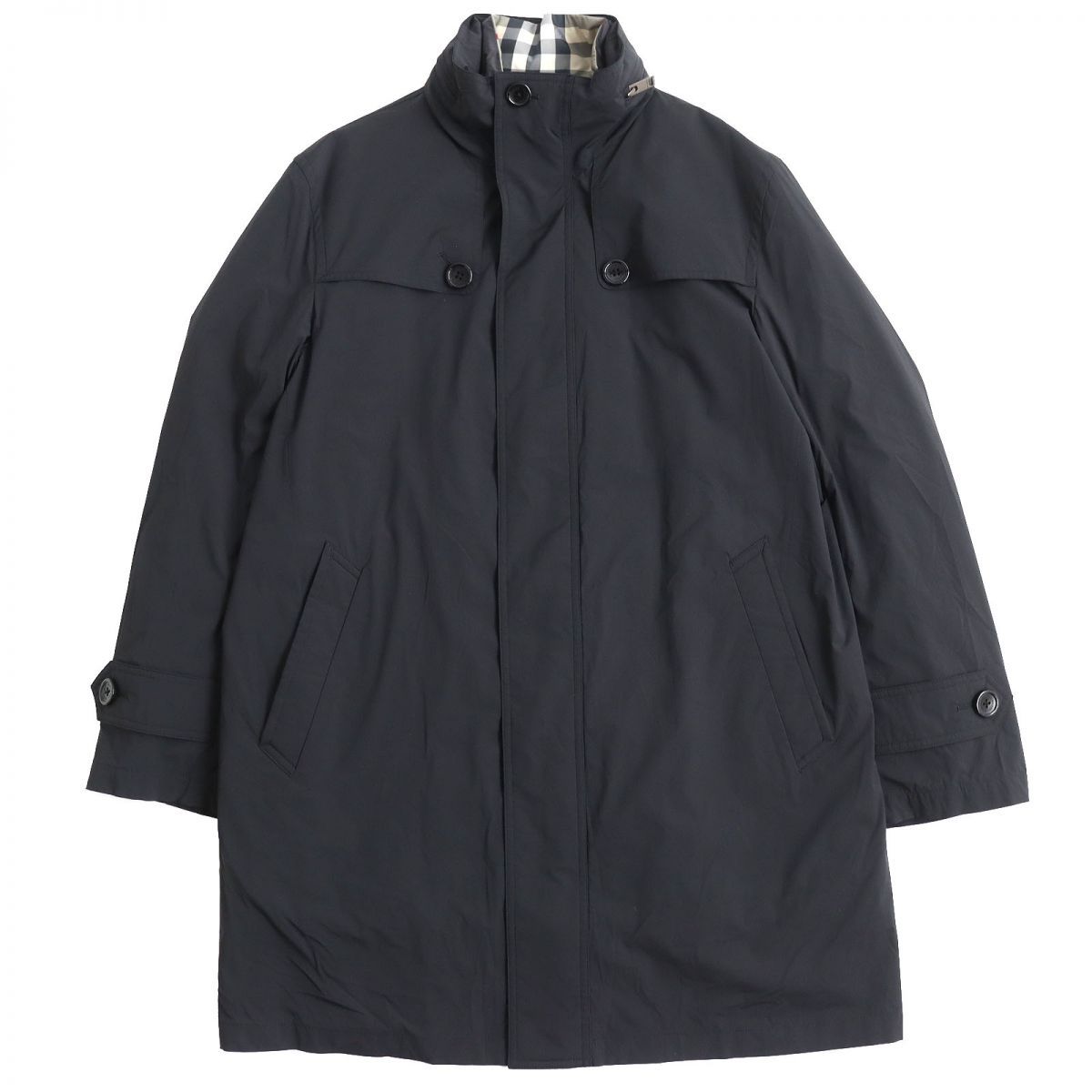 バーバリー
 コート ブラック メンズ L