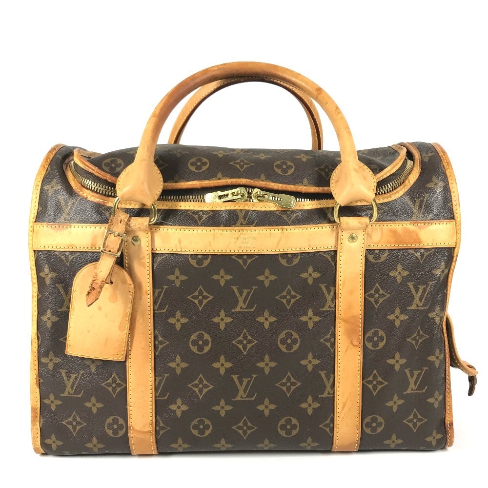 ルイヴィトン LOUIS VUITTON サックシャン40 M42024 モノグラム ペットバッグ ペットキャリー 犬 ドッグ わんちゃん ボストンバッグ モノグラムキャンバス ブラウン