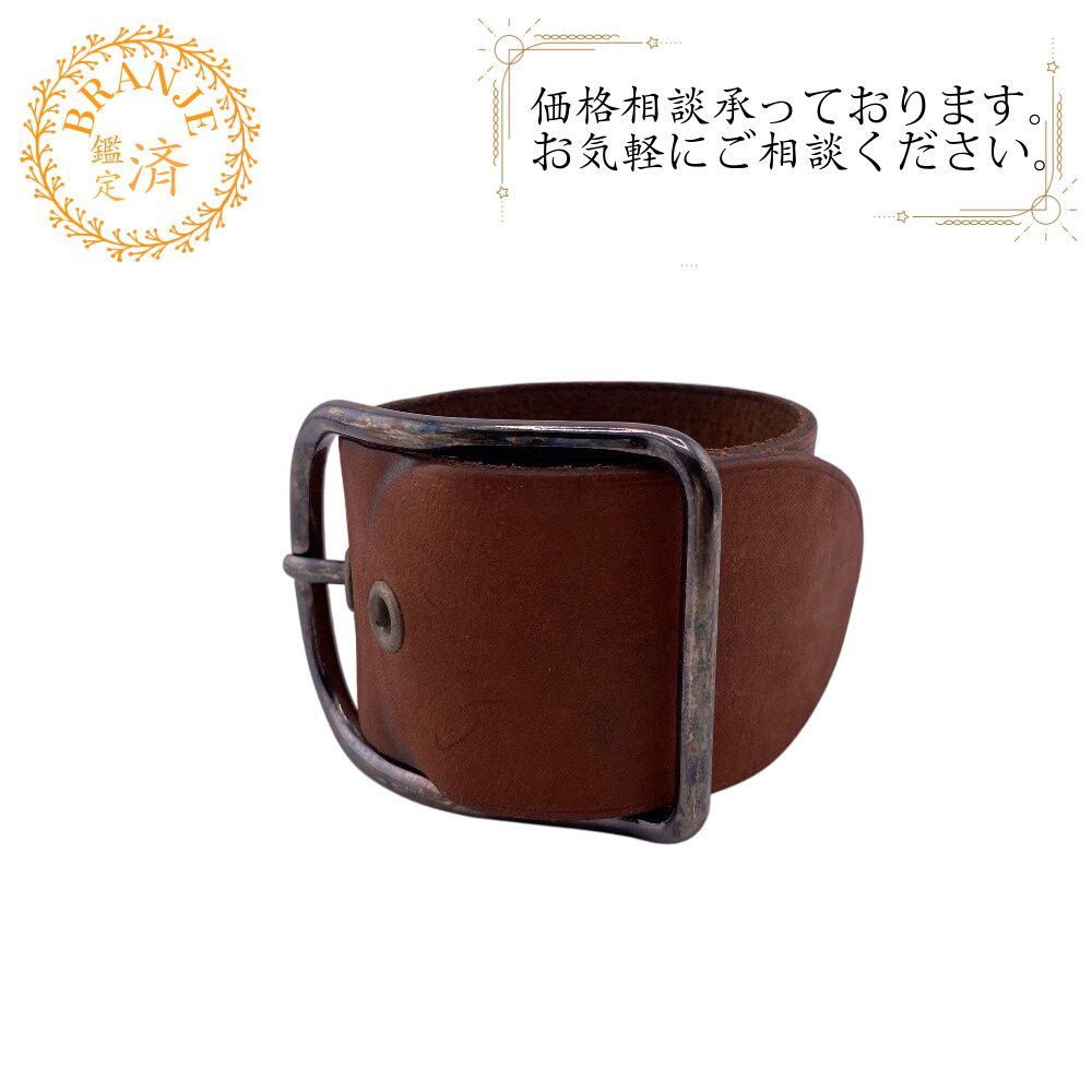 エルメス HERMES バングル アピGM ブラウン