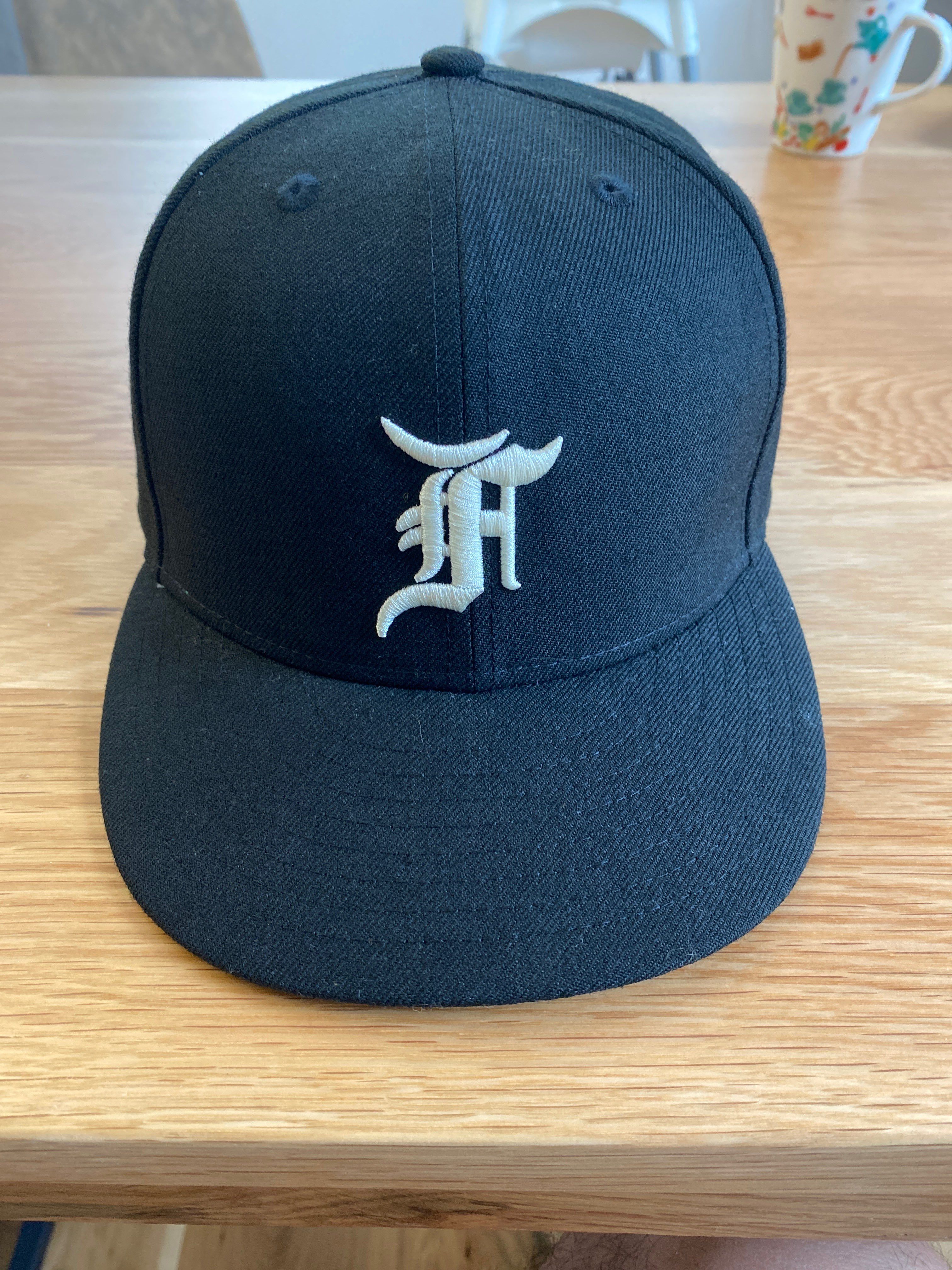 NEW ERA FEAR OF GOD ESSENTIALS 59FIFTY F LOGO Under Visor "Black"