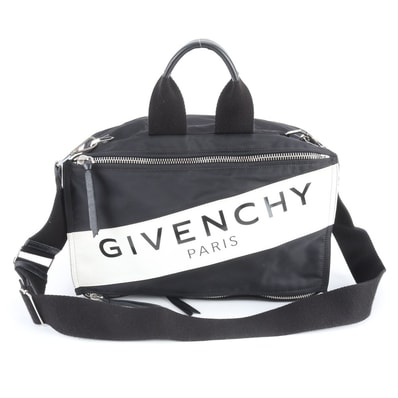 ■美品 ジバンシーパンドラ ボストン バッグ レザー×ナイロン