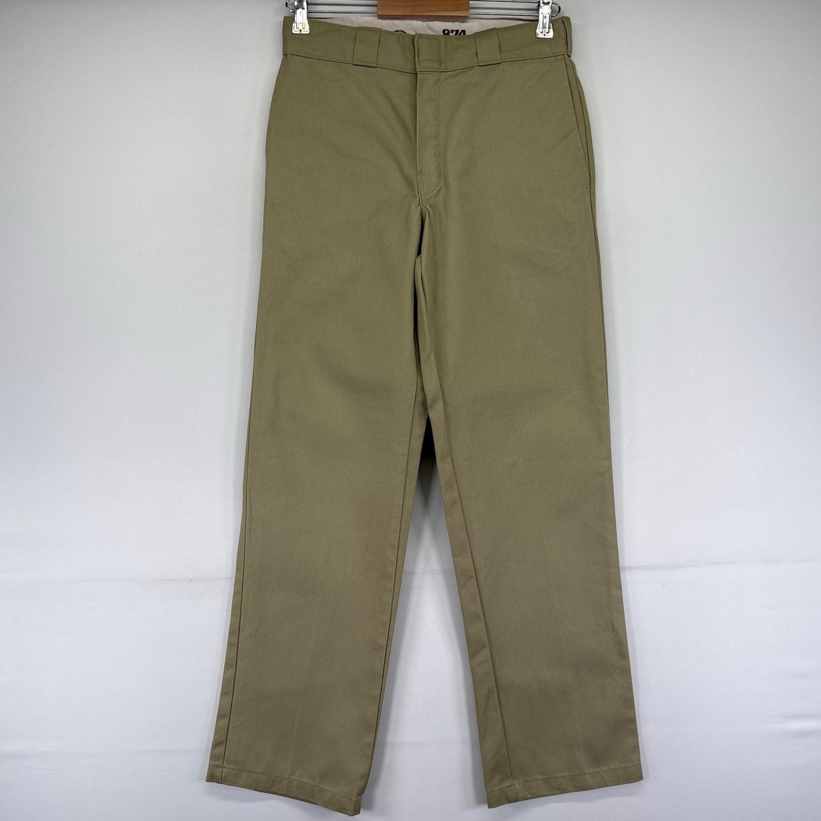 古着 ディッキーズ Dickies パンツ 874 ワークパンツ チノパン スラックス ジッパーフライ ストレート w30 L32 ベージュ系 メンズ