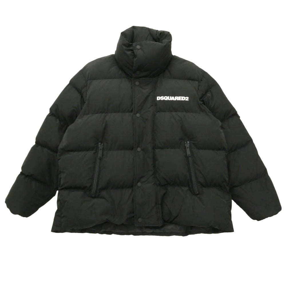 DSQUARED2 ディースクエアード S71AN0505S5335390058 Puffer Jacket パファー ジャケット ブラック系 42【中古】