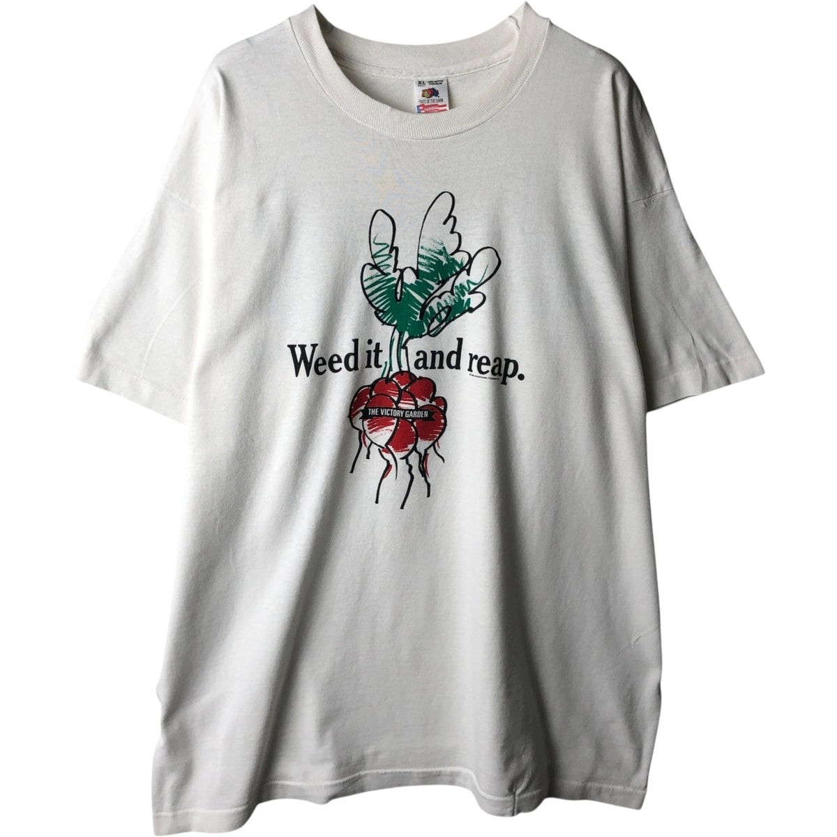 古着 90年代 フルーツオブザルーム FRUIT OF THE LOOM プリントTシャツ USA製 メンズXL相当 ヴィンテージ/eaa638297