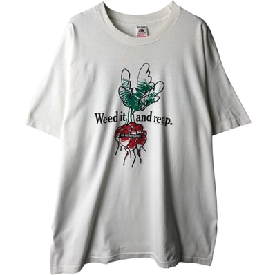 古着 90年代 フルーツオブザルーム FRUIT OF THE LOOM プリントTシャツ USA製 メンズXL相当 ヴィンテージ/eaa638297