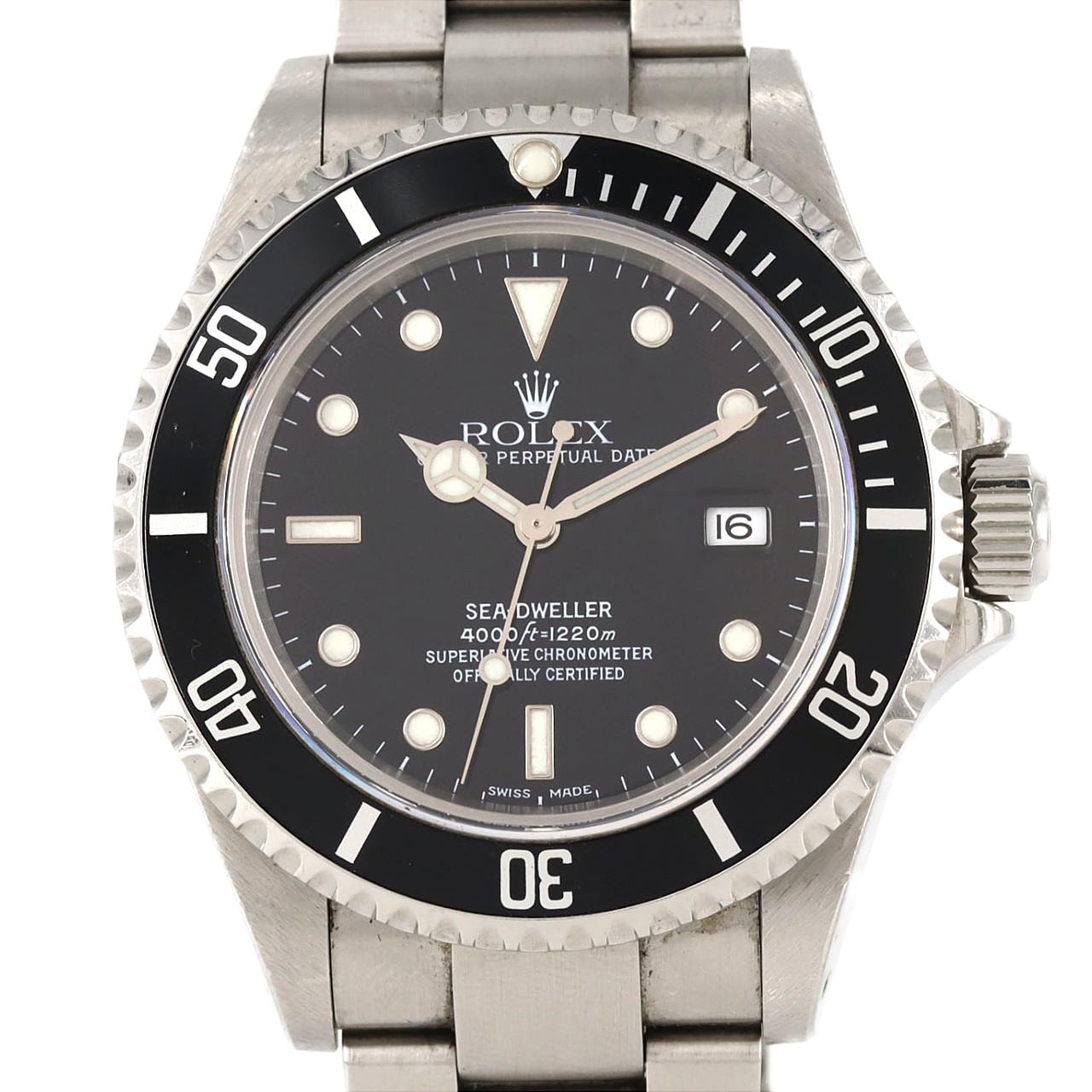 【ノーメンテナンス還元価格】ロレックス シードゥエラー 16600 SS 自動巻 P番