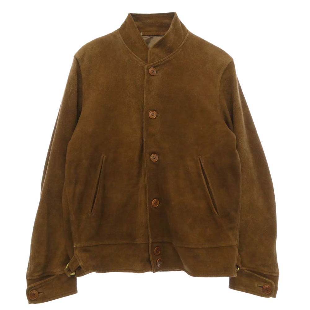 COMOLI コモリ 21AW U03-04003 シープスエードレザージャケット ブラウン系 1【中古】