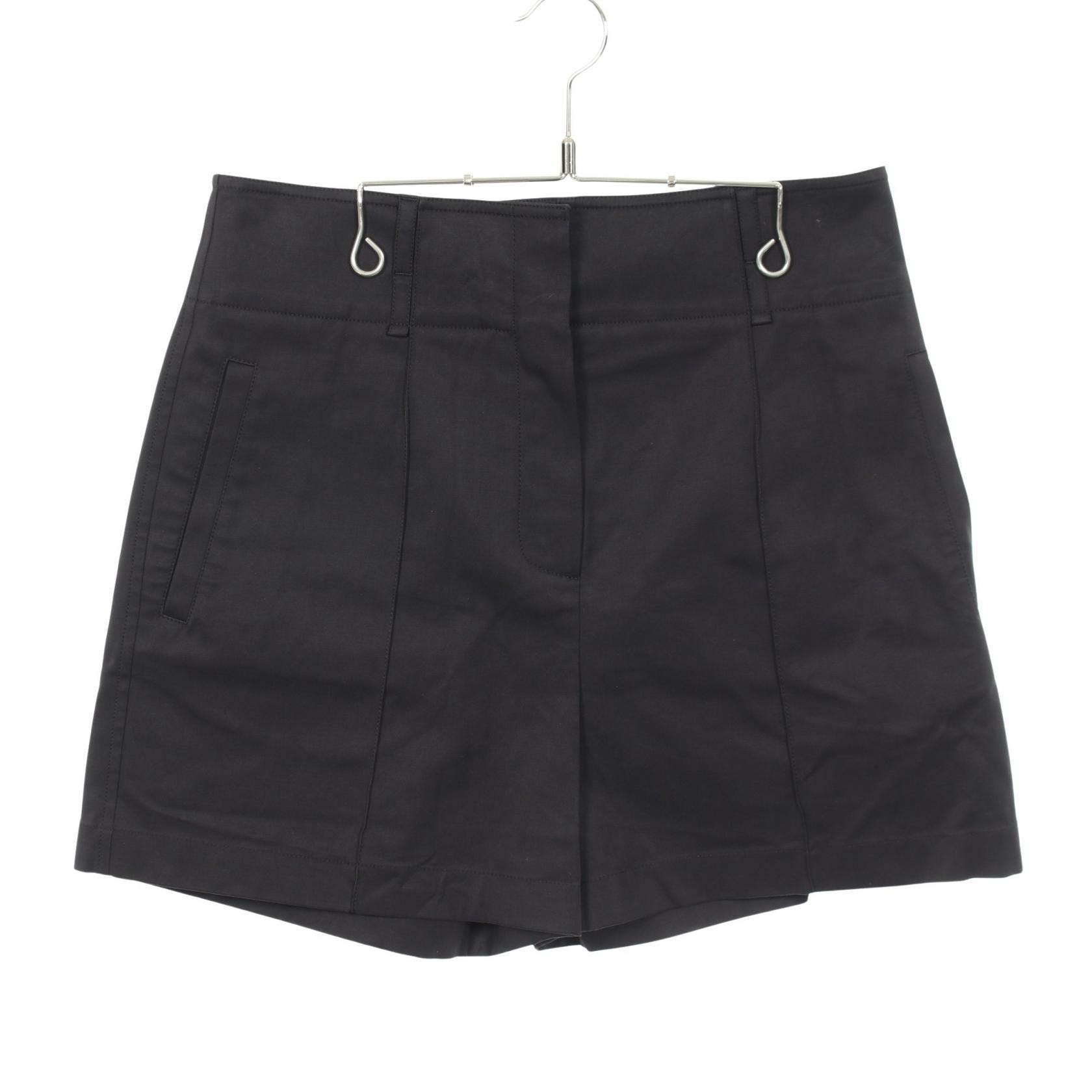 エルメス HERMES ショート パンツ 衣料品 ボトムス コットン レディース ブラック系 2E0421DM 【中古】