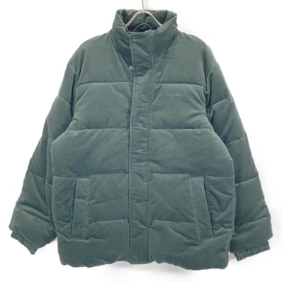 カーハート グリーン コーデュロイ Layton Jacket ダウンジャケット M