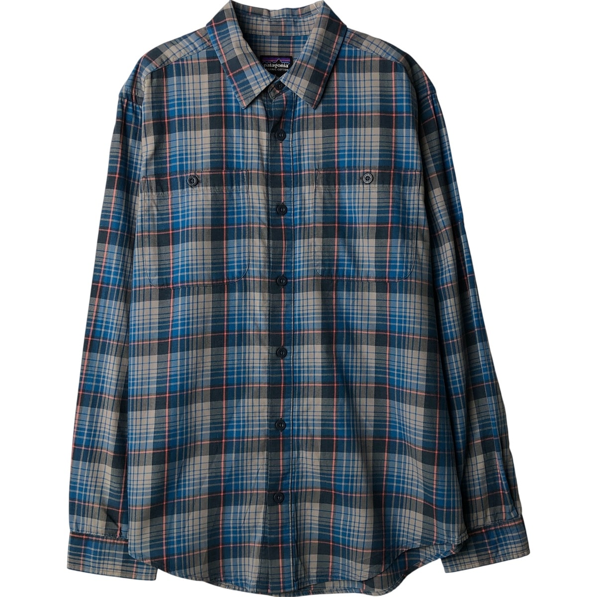 古着 パタゴニア Patagonia STY53837FA15 長袖 コットンチェックシャツ メンズS相当/eaa607081
