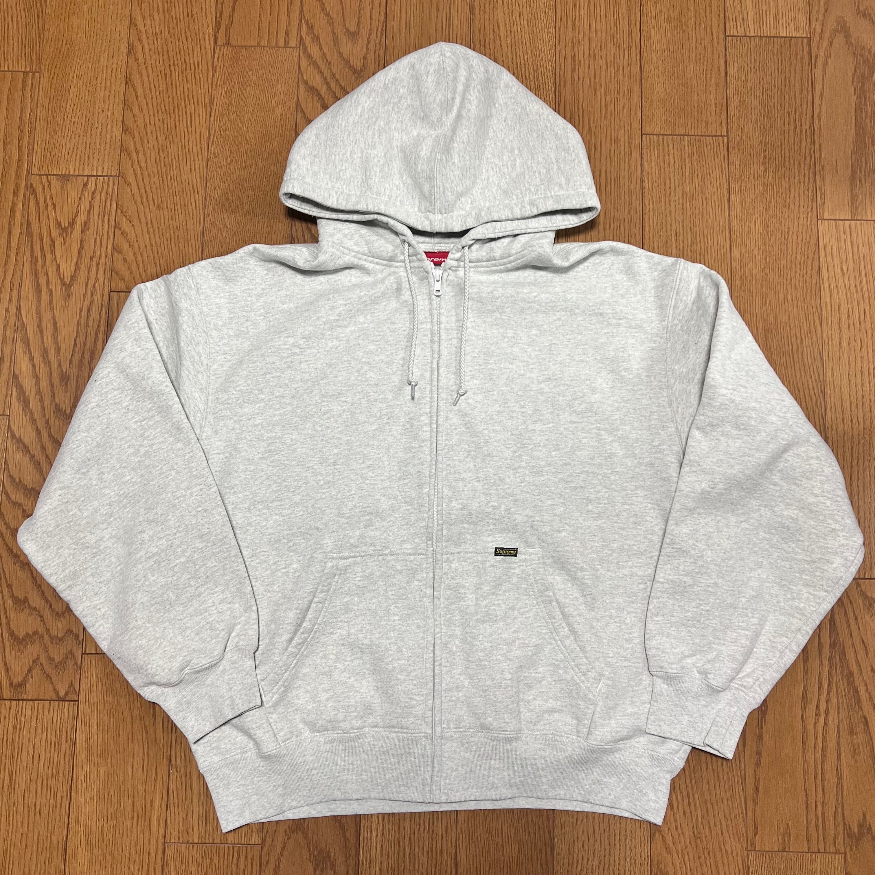 Supreme Work Zip Up Hooded Sweatshirt "Ash Grey"