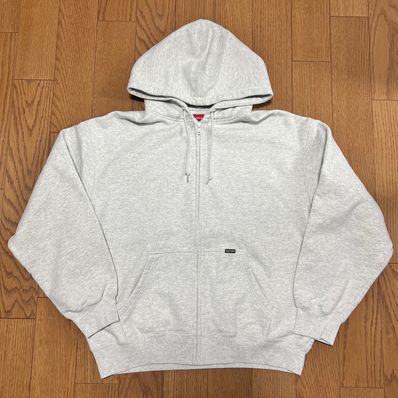 Supreme Work Zip Up Hooded Sweatshirt "Ash Grey"