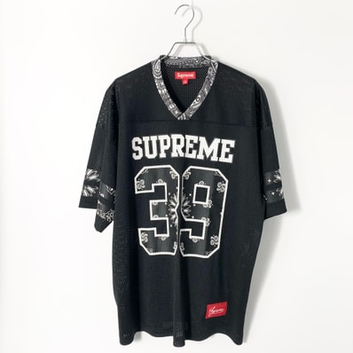 Supreme Bandana Football Jersey "Black"