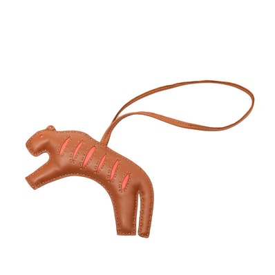 エルメス ルールー Rooroo タイガー バッグチャーム チャーム ゴールド ローズテキサス アニョーミロ レディース HERMES 【中古】