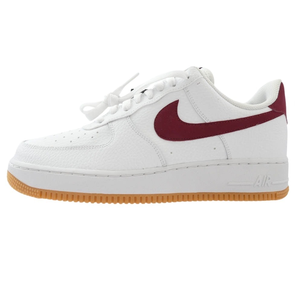 NIKE ナイキ スニーカー CI0057-101 Air Force 1 Low '07 Gum Medium Brown エア フォース ロー '07 ガム ミディアム ブラウン スニーカー ホワイト系 27cm【極上美品】【中古】