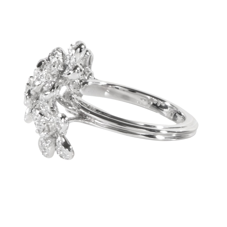 Van Cleef & Arpels ヴァンクリーフ&アーペル ソクラテス アントレ レ ドア リング VCARB14550 指輪 10号 K18WG ダイヤモンド シルバー【中古】