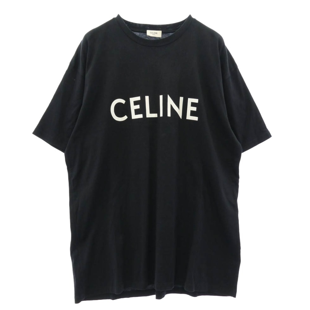 CHROME HEARTS クロムハーツ(原本無) Tシャツ 21SS 2X681501F フロントロゴ プリント 半袖 Tシャツ カットソー ブラック系 L【中古】