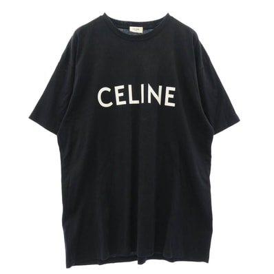 CHROME HEARTS クロムハーツ(原本無) Tシャツ 21SS 2X681501F フロントロゴ プリント 半袖 Tシャツ カットソー ブラック系 L【中古】