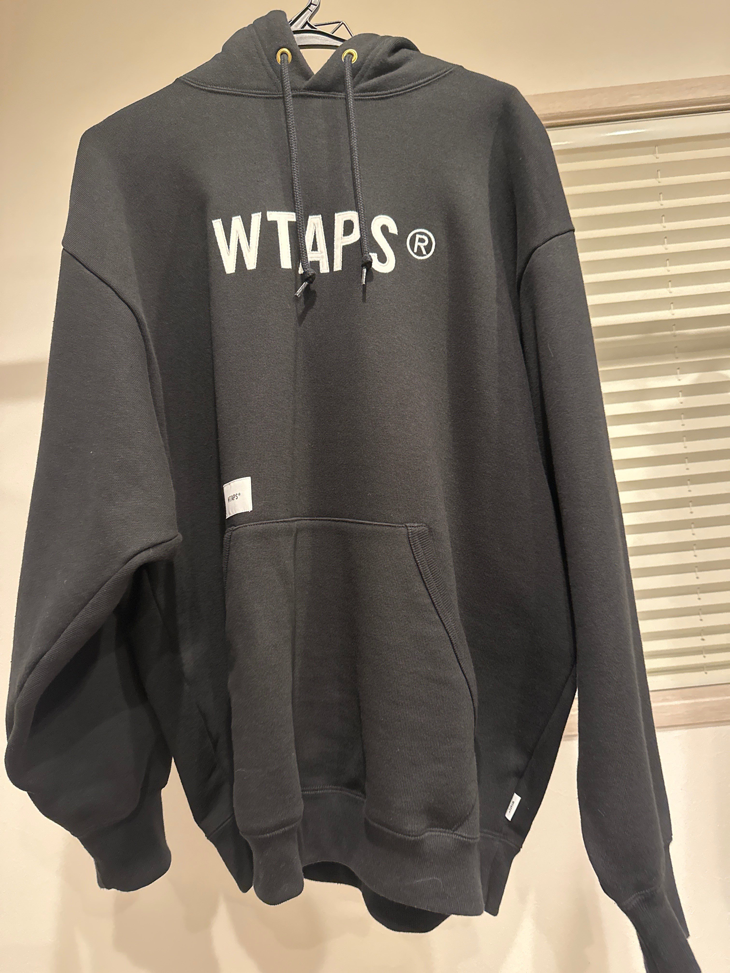 Wtaps Sign / Hoody / Cotton. TSSC "Black"