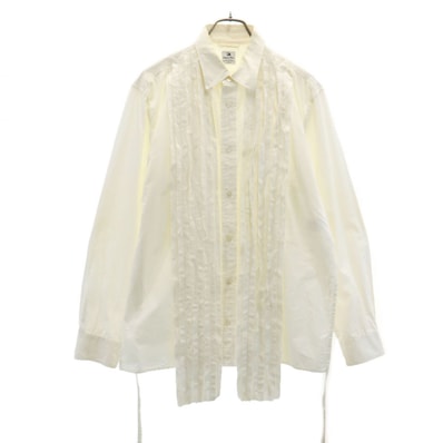 Sasquatchfabrix. サスクワッチファブリックス 日本製 オールド 長袖 シャツ L ホワイト系