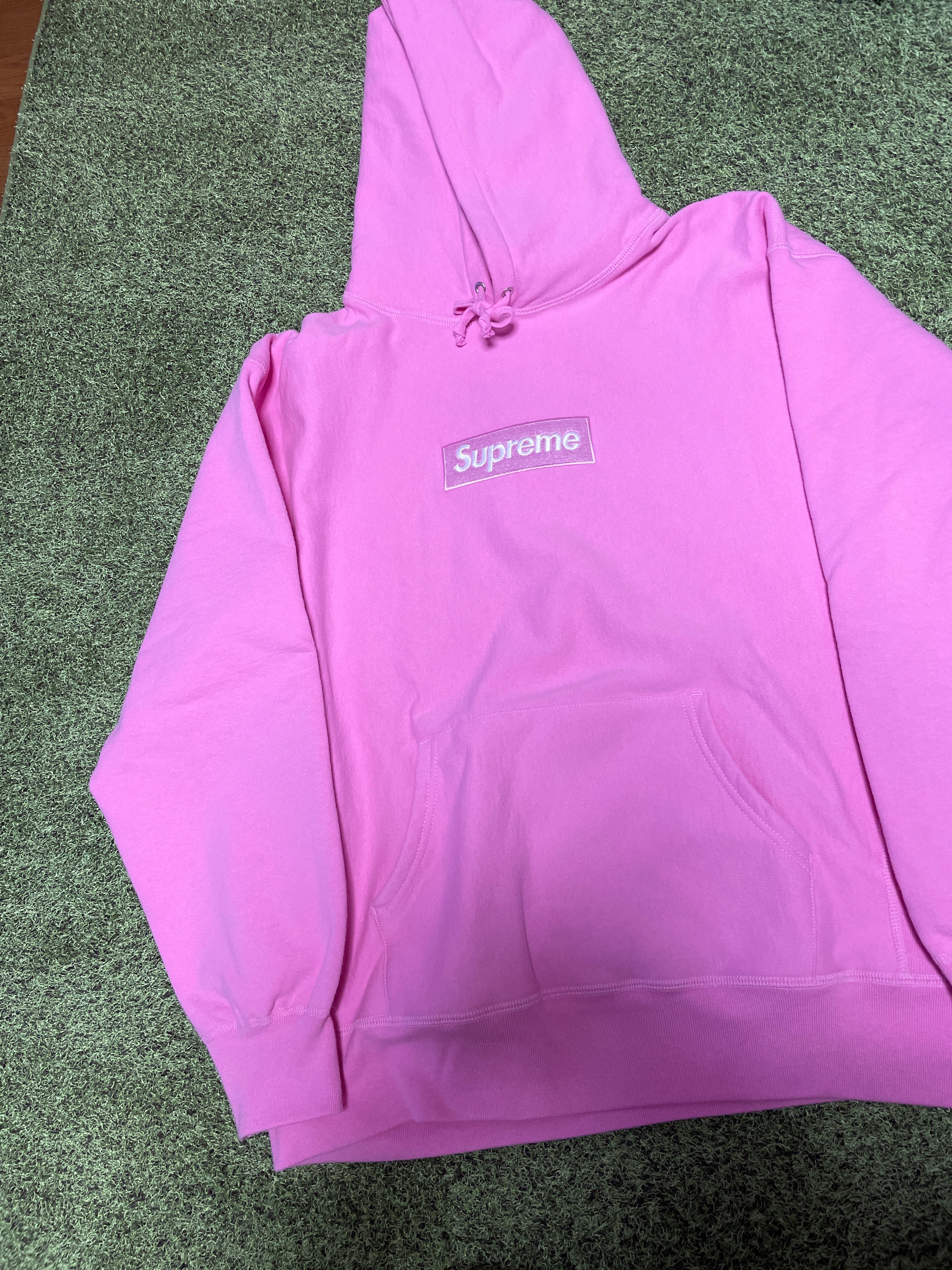 Supreme Box Logo Hooded Sweatshirt "Pink" (21FW)