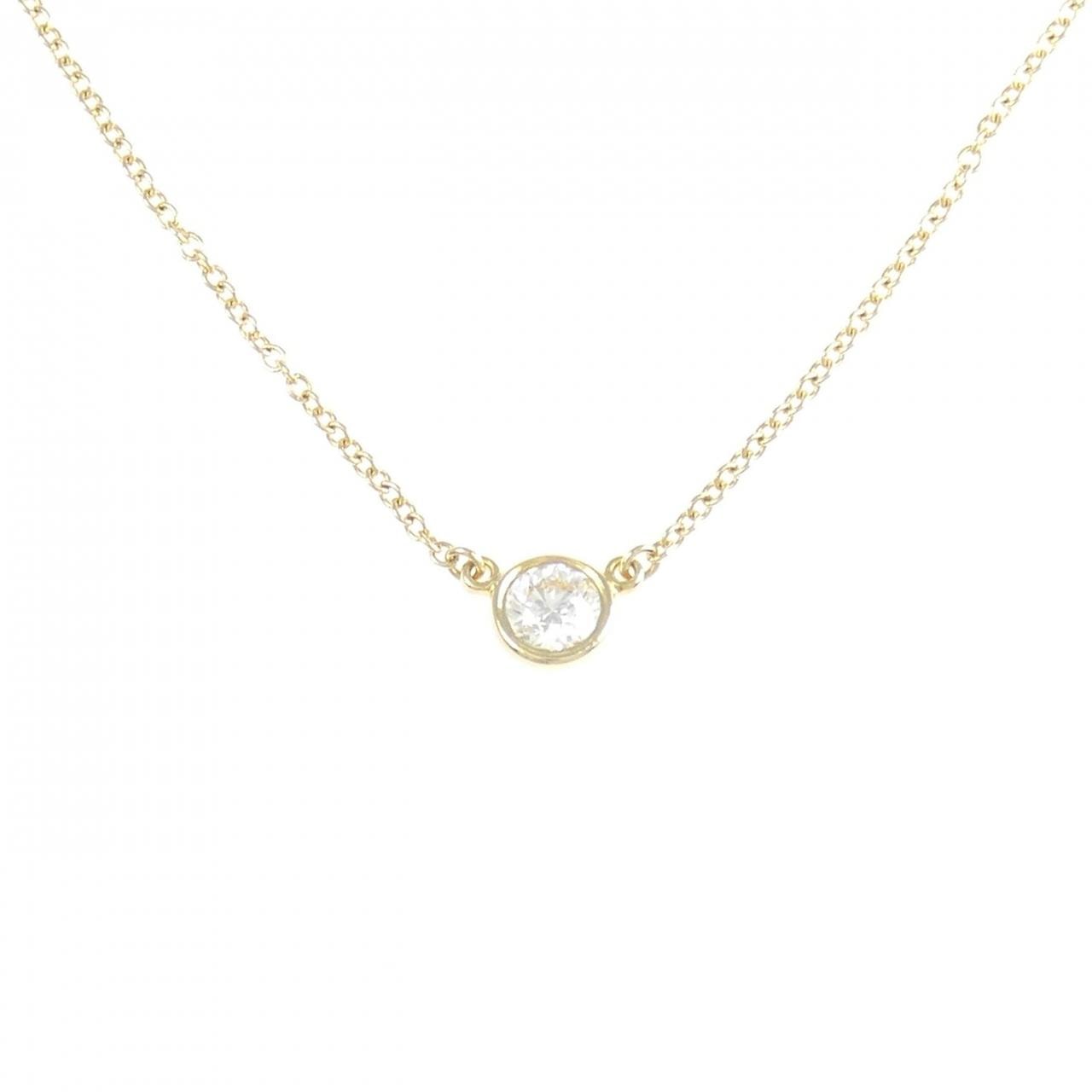 ティファニー バイザヤード ネックレス 0.23CT H IF EXT
